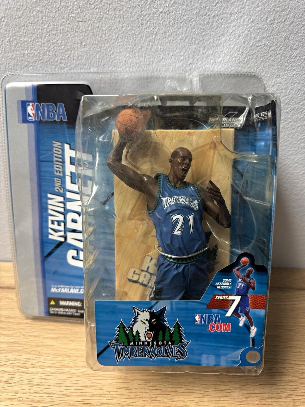 McFarlane Toys NBA Series 7 Kevin Garnett Timberwolves Boxed Figure
